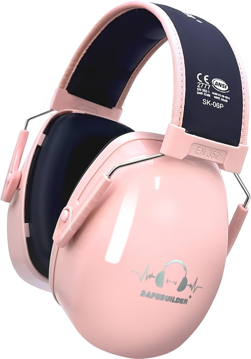 SAFEBUILDER Ear Protection Ear muffs Noise Reduction NRR 28dB Adjustable Hearing Protection for Working Mowing SK-06P - Image 1